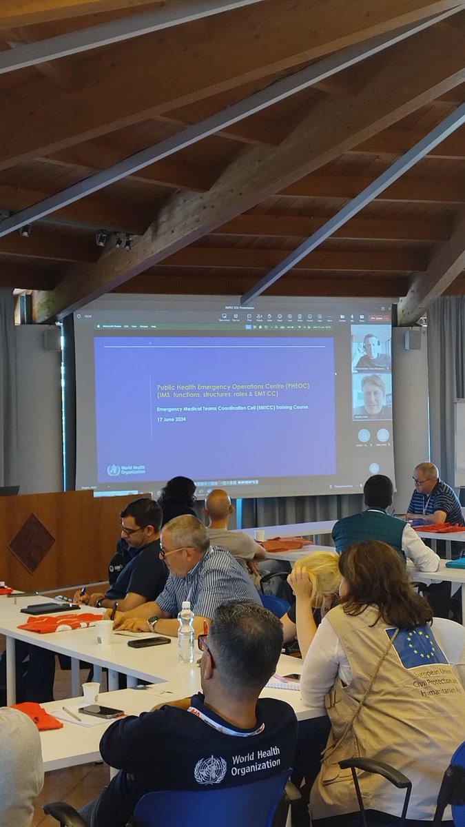 CRIMEDIM's tweet photo. From June 17th to 22nd, CRIMEDIM will host the Emergency Medical Teams Coordination Cell (EMTCC) Training. This event is organized by the WHO EMT Initiative and supported by the Directorate-General for EU Civil Protection & Humanitarian Aid.
#CRIMEDIM #WHO #DGECHO #EMTCC #EMTeams https://t.co/Rn990H0ALi