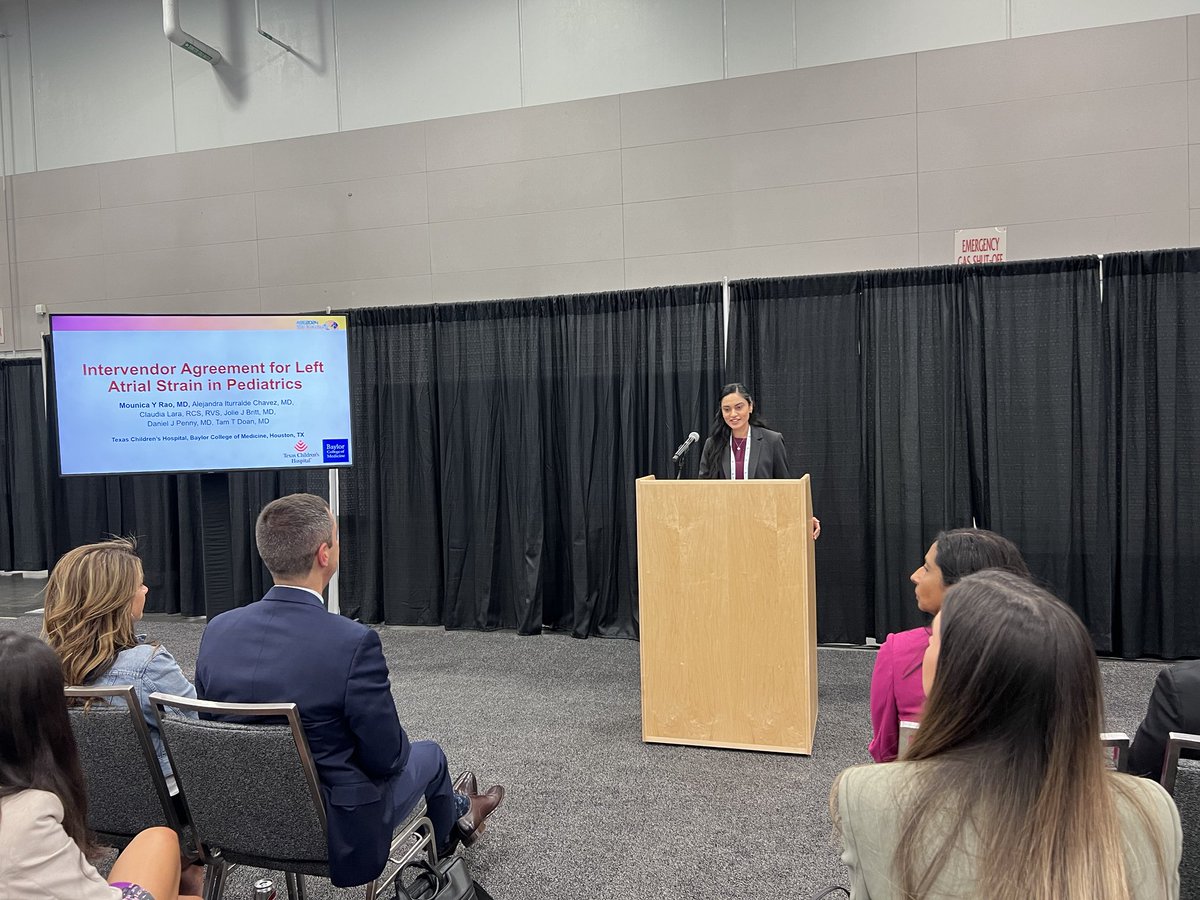 tamtdoan's tweet image. Excellent #RapidFire Oral Presentation by Dr. Mounica Rao on Intervendor Agreement of #LAStrain in Pediatrics ⁦@TCHheartcenter⁩ ⁦@ShaineMorris1⁩ ⁦@SOPedsEcho⁩ ⁦@ASE360⁩ #ASE2024 moderated by ⁦@daniel_forsha⁩