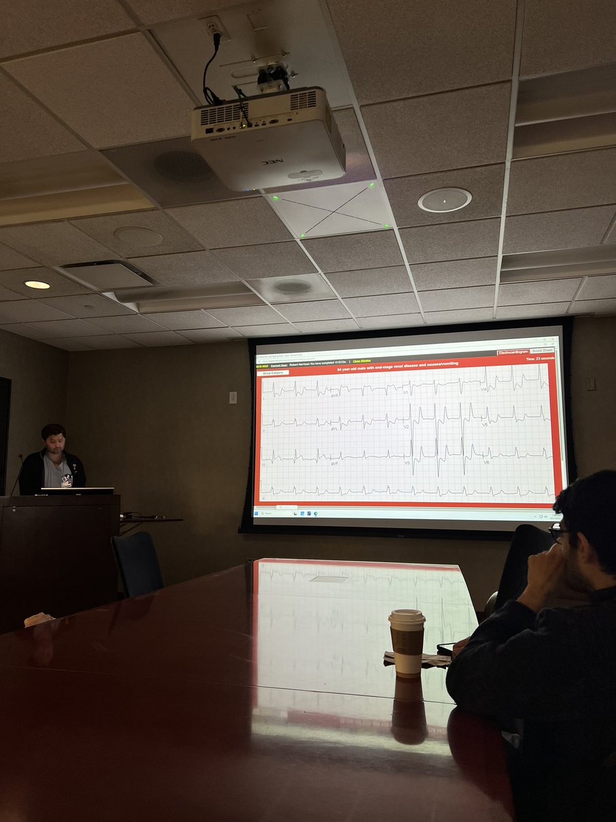 On Mondays we do EKGs. 
#EKG