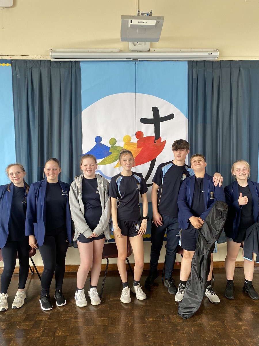 On Friday our PE ambassadors visited Year 5 at <a href="/StPaulsHyde/">St Paul's Hyde</a>! The students were brilliant and we loved meeting them all! Thanks for having us! @allsaintsccduk