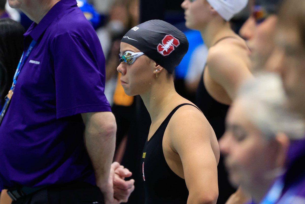Lucy Bell posts the third-fastest time of the 400 IM heats with a PB 4:40.79 and she’s heading to tonight’s finals! 

Sam Tadder places 29th in the morning heats with her lifetime best of 4:53.42! 

#GoStanford