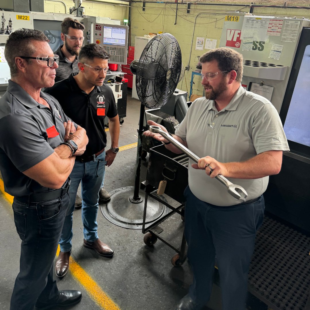 ForgingRespect's tweet photo. We were excited to recently host Ebbert Company and its two principals, Troy Ebbert and Rudy Camacho. They will be our new manufacturer’s representatives for Southern CA, Southern NV, AZ, NM, and El Paso, TX areas. Welcome to the Wright team!
#wrighttool #wrighttools #handtools https://t.co/dITzROJCQO