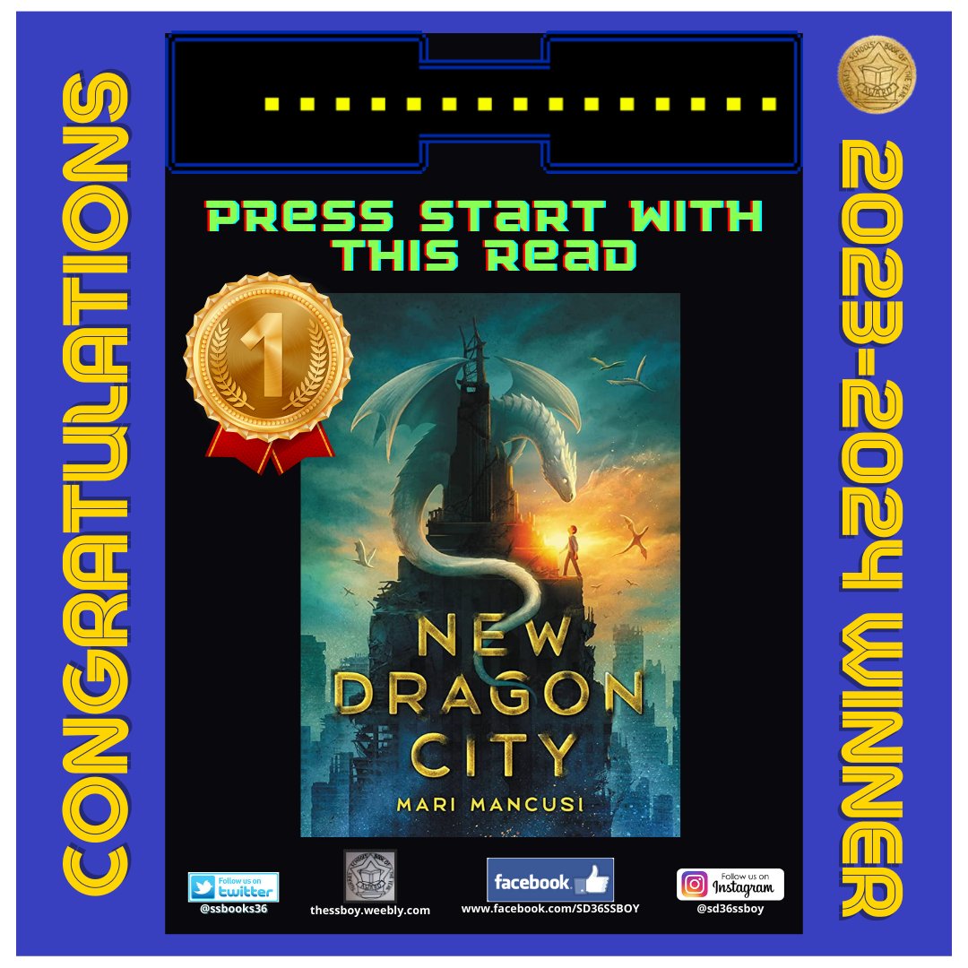 We would like to congratulate <a href="/marimancusi/">Mari Mancusi</a> and her book New Dragon City for getting the most student votes in our Surrey School Book of the Year program for 2023-2024.
#sd36tl #sd36learn #mgbooks #mglit thessboy.weebly.com