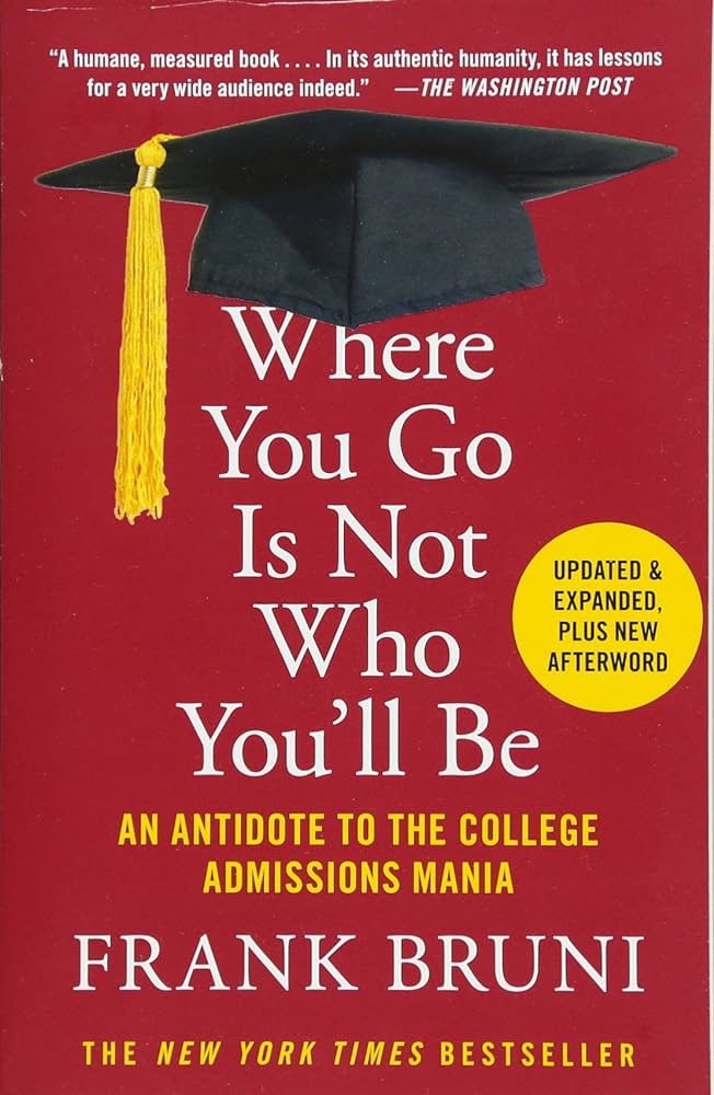 Starting my summer by reading one of the BEST college admissions books I have ever read!!! 

There are SO many amazing schools out there and this book dives into why looking outside the box, not following college rankings &amp; focusing on HOW you go to college will lead to success!