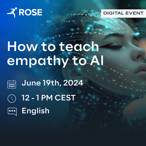 rschu's tweet photo. It's not too late to register for our upcoming webinar: "How to teach empathy to AI"

Don't miss out to learn how to make AI more emotional and empathetic!

https://t.co/RoQqXJvnUH https://t.co/4VIyrCcTzS