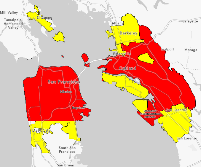 theavindustry's tweet photo. Another view of how #SB915 is a backdoor ban for AVs in California.
A patchwork of local ordinances will prevent AVs from traveling city-to-city. Even if a city authorizes ops, other neighboring cities may create burdensome regulations, blocking accessibility for all nearby. https://t.co/A2DgoKtKbP