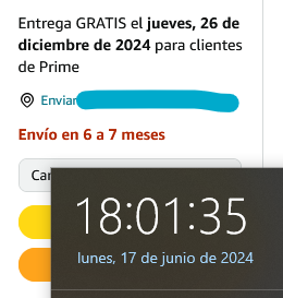 manuelvigarcia's tweet photo. A veces sí que merece la pena elegir artículos con envío Prime. https://t.co/0OV8XeDeOp