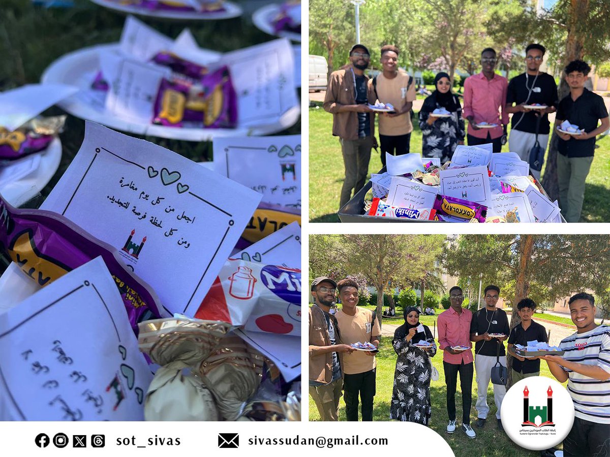 SotSivas's tweet photo. ��امت الأمانة الأكاديمية بتوزيع بطاقات تحفيزية للطلاب الممتحنين في بداية  أيام الامتحانات لتحفيزهم 🤩✨
#تحفيز 
#الأمانة_الأكاديمية 
#الأمانة_الإعلامية 
#رابطة_الطلاب_السودانيين_بسيفاس https://t.co/EwizalcZn0
