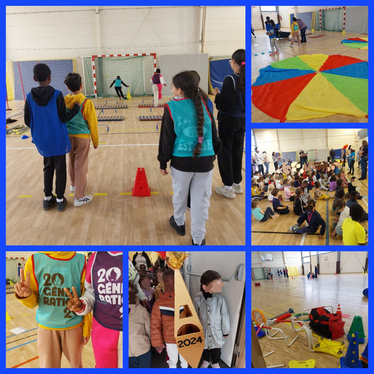 Démarrage de la semaine olympique des écoles <a href="/clayessousbois/">Les Clayes-sous-Bois</a> . Des ateliers conçus par les équipes, animés par les élèves de CM2 pour les classes maternelles. Merci aux enseignants, parents, et à la mairie pour ce beau partenariat.  <a href="/Christelle_Louv/">Christ-L Louvard</a> <a href="/acversailles/">Académie de Versailles</a> #JOP2024