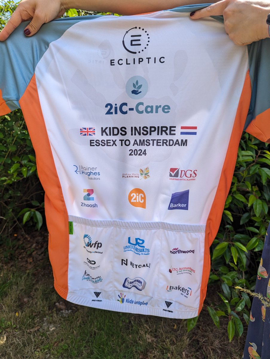 Kids Inspire (@kidsinspire) on Twitter photo Four days to go until our cycle ride from Essex to Amsterdam & lots is going on today:
🚲 Ambassadors & cyclists, Barry & Martyn were interviewed on <a href="/BBCEssex/">BBC Essex</a>
👕our cycle jerseys arrived at HQ!
Thanks to our sponsors <a href="/2ic/">﮼على،ضفاف،الذكريات</a>-care <a href="/bakerlabels/">Steve Baker</a> <a href="/RainerHughes/">Rainer Hughes</a> <a href="/BarkerAssoc/">BarkerAssociates</a> <a href="/wirefreepro/">WFP Fire, Security & Electrical</a> Four days to go until our cycle ride from Essex to Amsterdam & lots is going on today:
🚲 Ambassadors & cyclists, Barry & Martyn were interviewed on <a href="/BBCEssex/">BBC Essex</a>
👕our cycle jerseys arrived at HQ!
Thanks to our sponsors <a href="/2ic/">﮼على،ضفاف،الذكريات</a>-care <a href="/bakerlabels/">Steve Baker</a> <a href="/RainerHughes/">Rainer Hughes</a> <a href="/BarkerAssoc/">BarkerAssociates</a> <a href="/wirefreepro/">WFP Fire, Security & Electrical</a>