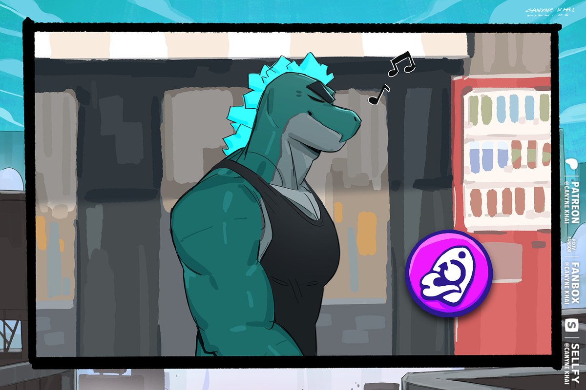 Godzilla Buzz🥵 (1/2) Character from BrawlStars Buzz All packages