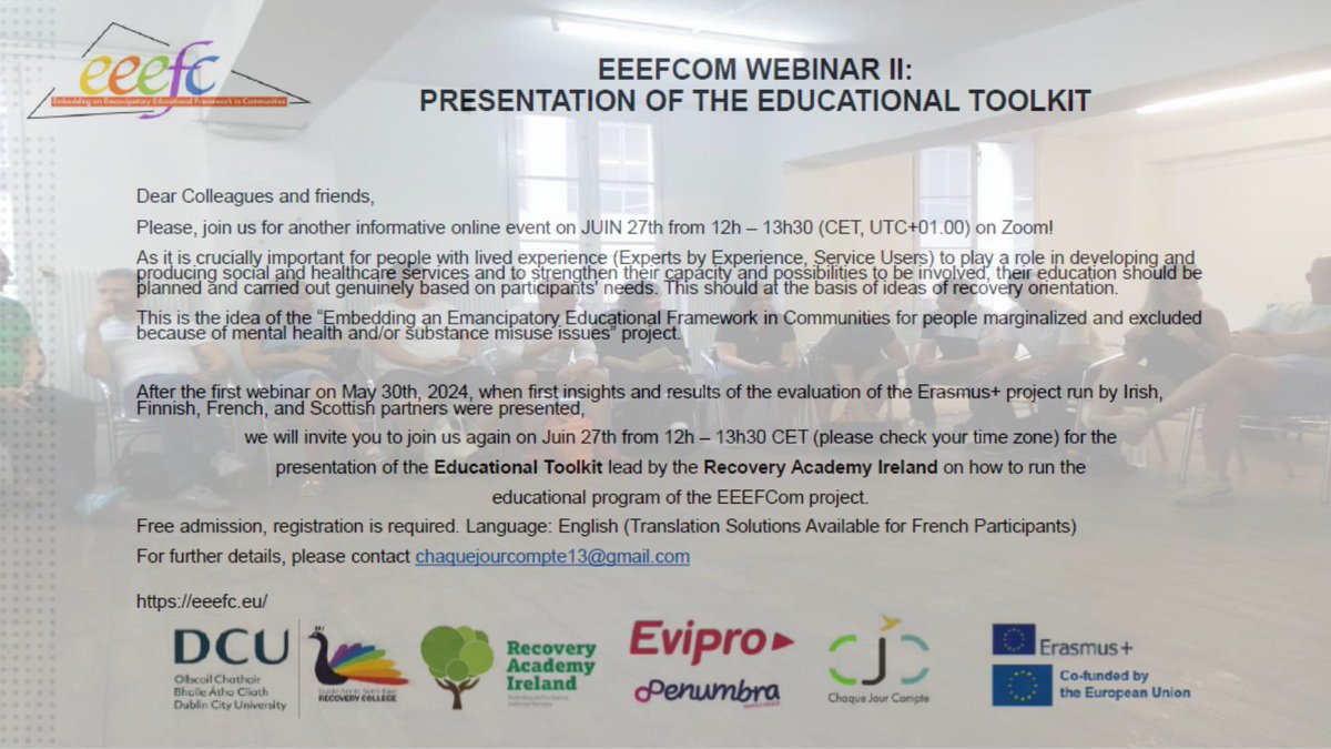 Sign up for the 27th June