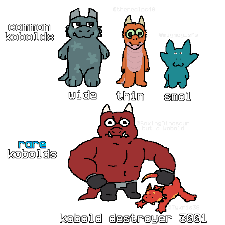 soap3905's tweet photo. yall new kobold variant just dropped https://t.co/EPsNmgGxwv
