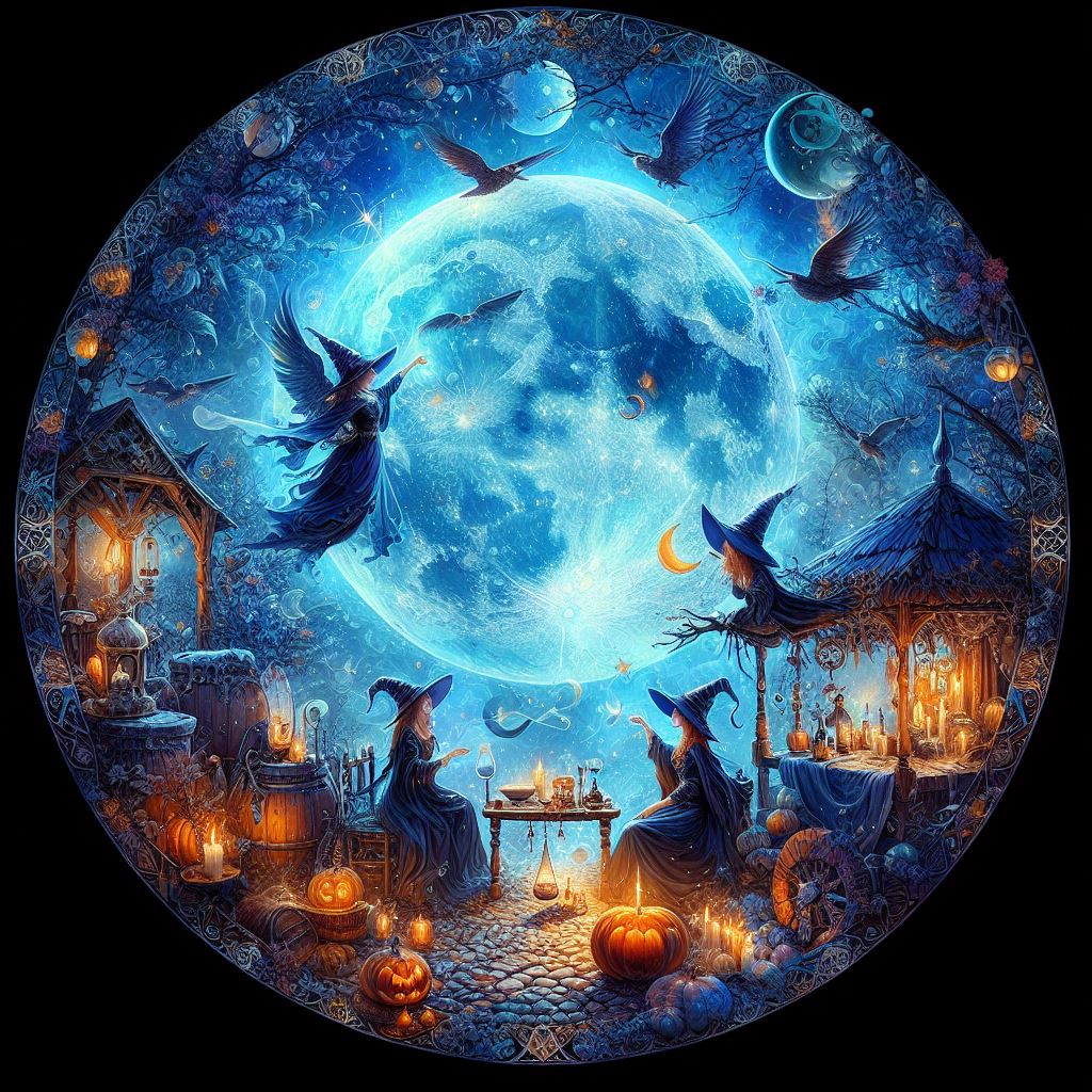 AlatoLupo98657's tweet image. Coven of witches under the blue moon, the moon named "the witch moon". Isn't that a lovely picture?

#nightwitches #secretmagic #enchantedcircle #moon #bluemoon #fullmoon #coven #streghenotturne #magiasegreta #cerchioincantato #luna #lunablu #lunapiena #congrega