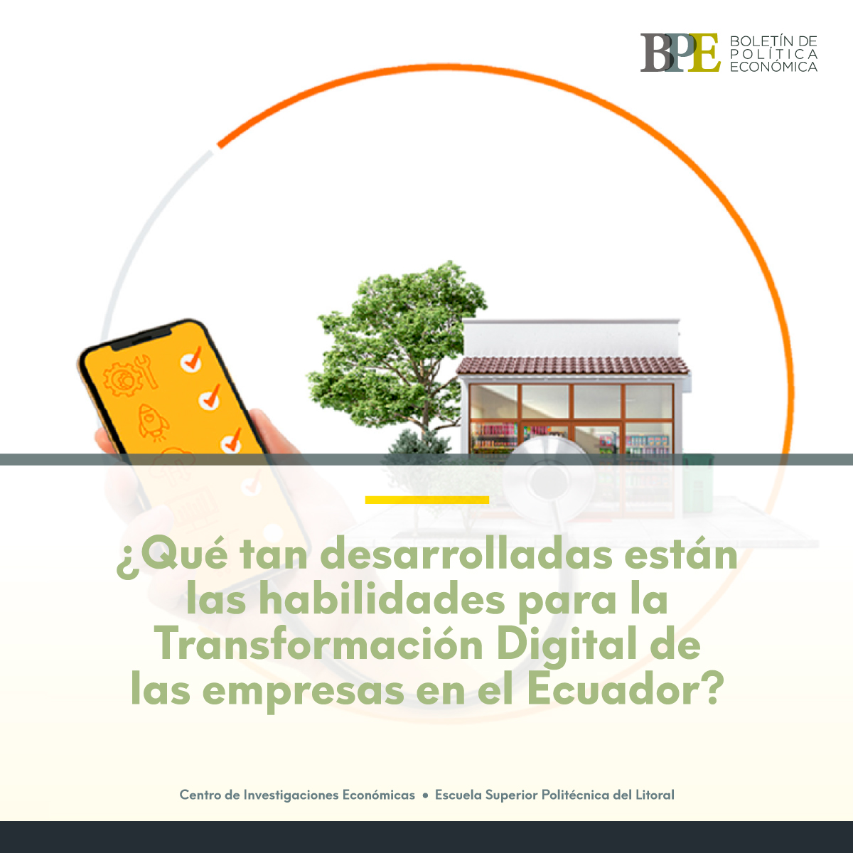 FCSHEspol's tweet photo. La edición 25 del Boletín de Política Económica editado por nuestro @CIEC_ESPOL, nos presenta una evaluación  de las habilidades necesarias para la transformación digital empresarial en 🇪🇨 que describe  el nivel de madurez digital de las empresas.

🔎https://t.co/jU7nQjRsK3 https://t.co/PhjdwQp4Du