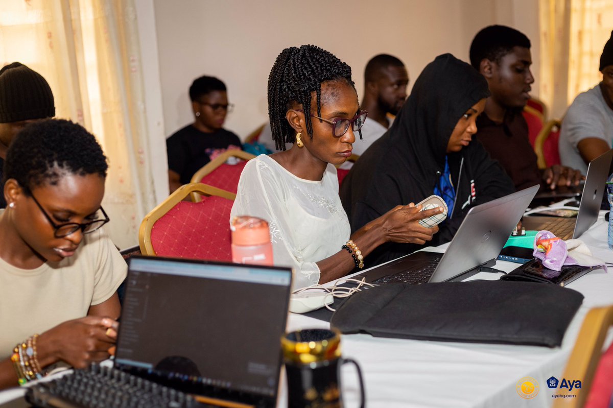 Rubiconconsult's tweet image. muAccra isn't just about lectures!
Our team and residents are rolling up their sleeves to build and learn extensively.
We're passionate about creating tech solutions that impact people's lives.
#muAccra #LearningByDoing #Web3Development #BuildingTheFuture #AfricaTech