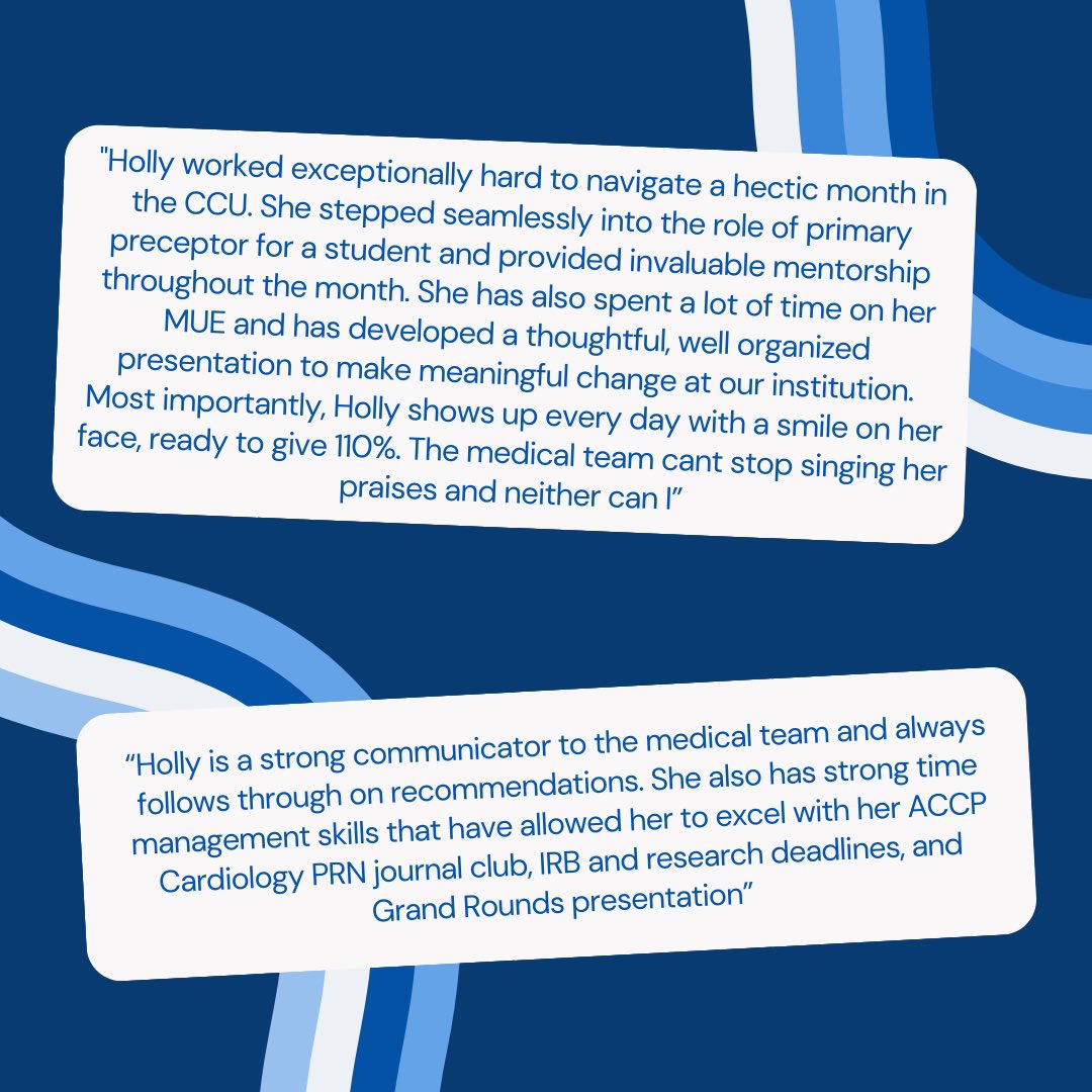 UKPharmRes's tweet photo. ROTM🎉

Our April Resident of the month is our cardiology PGY2, Holly Tyson! Swipe to see why we love having Holly on our team💙 https://t.co/UYsbIHF15i