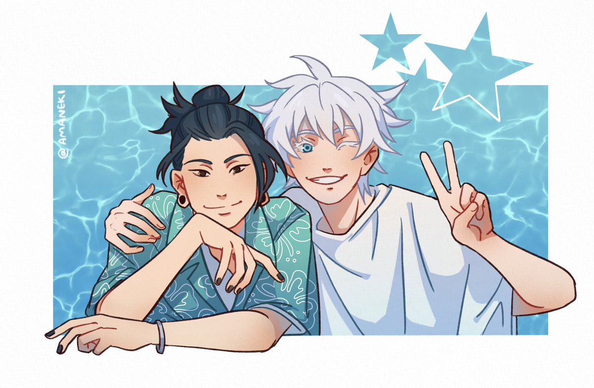 #jjk #satosugu blue summer ☀️🐠