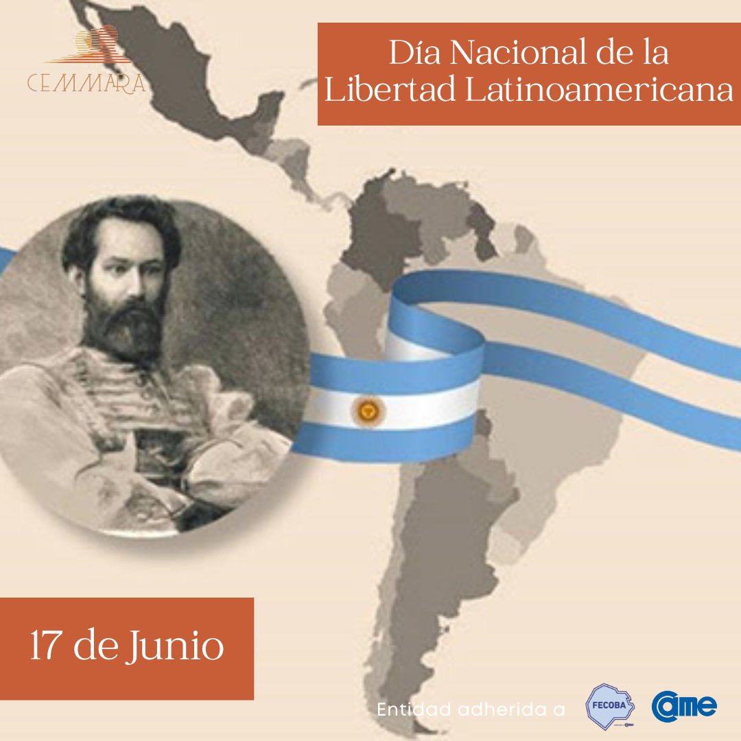 Desde CEMMARA celebramos un nuevo
Aniversario del paso a la inmortalidad del General
Martín Miguel de Güemes

" Yo no pretendo ni glorias, ni homenajes, yo sólo
trabajo por la Libertad de mi Patria"
General Don Manuel de Güemes

<a href="/redcame/">CAME</a> <a href="/FECOBAORG/">FECOBA</a> <a href="/maritooriente/">Mario Oriente</a>