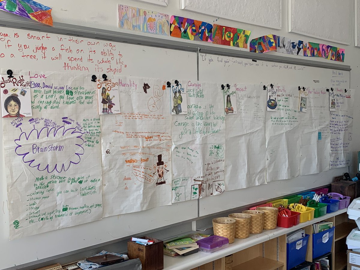 Gale_TDSB's tweet photo. Chii-Miigwech @TayeMaddison for inviting me to see the Ss in your Gr 4 class @TdsbKeele become leaders for FDK Ss, sharing activities to help them understand the 7 Sacred Teaching, based on the book "Mashkiki Road" (making a seed ball was FUN)! @UIEC_Tdsb https://t.co/kL2e7wXMwg
