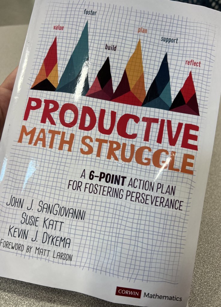 Getting book study ready for Thursday! Some of our <a href="/HDISchool/">Defer Intermediate School</a> math teachers are particiapting, and I can’t wait to dive in with them!