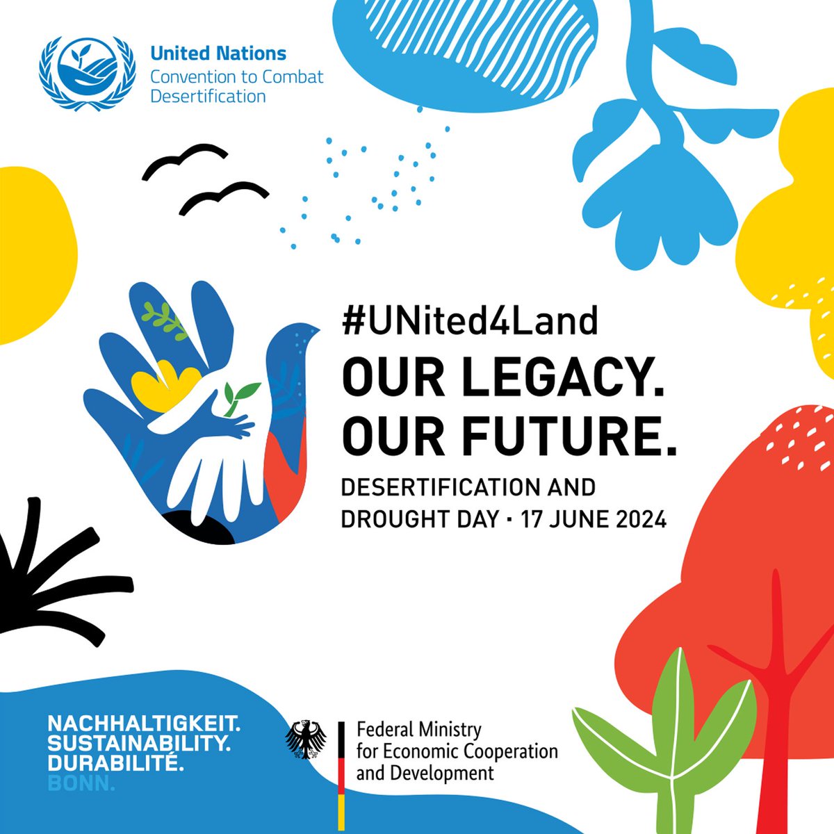 doug_omoruyi's tweet photo. Today's #DesertificationAndDroughtDay! Land degradation is a serious threat, but together, we can make a difference. Let's be #UnitedForLand to ensure a healthy future for our planet. Our Legacy. Our Future.
#UNCCD #LandRestoration #StopDesertification
#UNEP https://t.co/UoD6s5UmKc