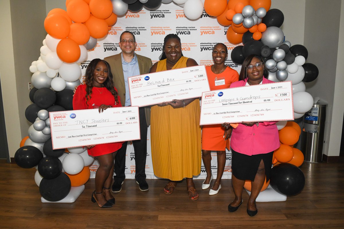 YWCAsouthfl's tweet photo. Congratulations to our Level Up Pitch Competition winners and WE360 graduates, Lakeycia Cooper-Garcia, Natacha Metayer and Danie Spikes for their incredible achievements. Together, we are building a brighter future, one idea at a time! 🧡 https://t.co/P1qeviYa4q