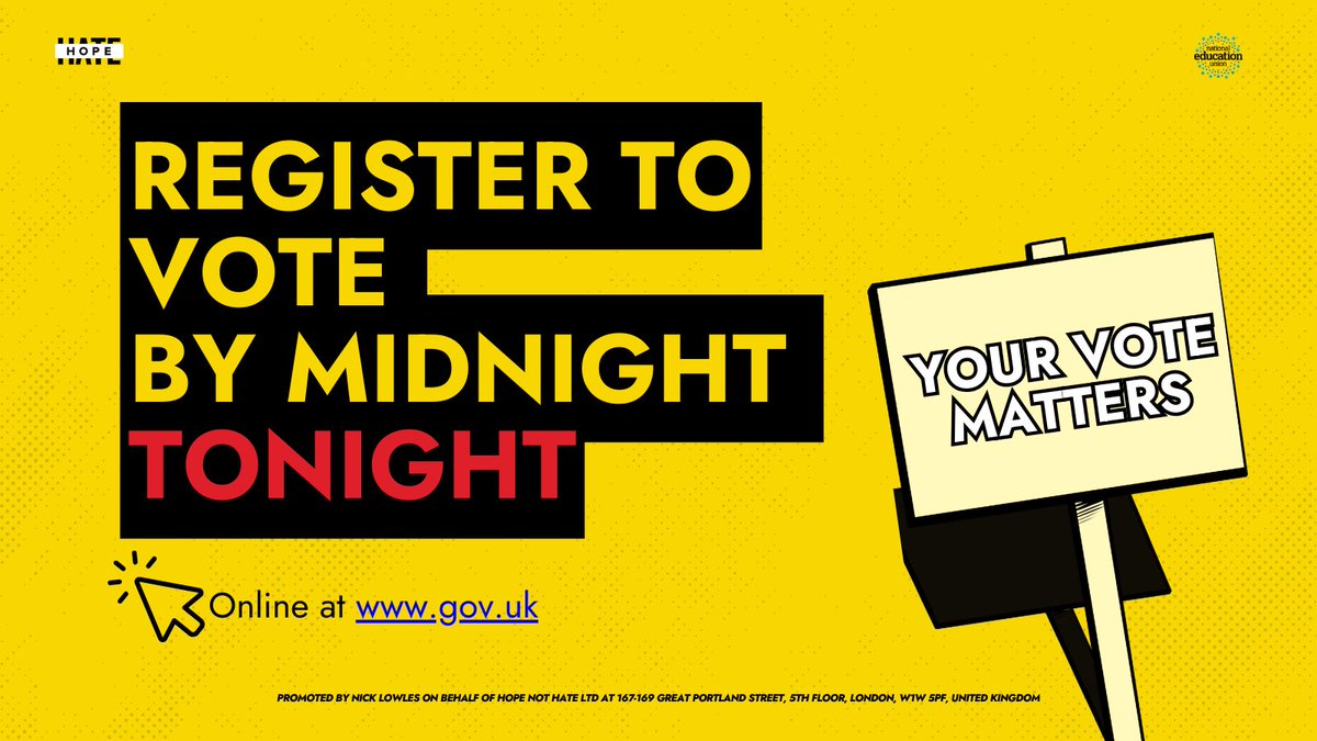 HOPE not hate tweet media