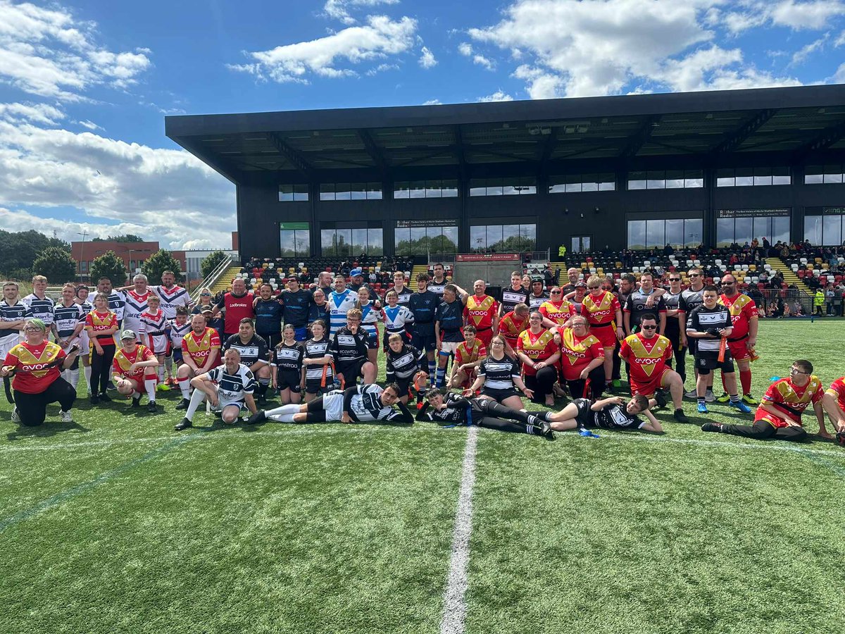 Halifax Panthers πΎ (@halifaxpanthers) on Twitter photo Great to see our <a href="/LDSuperLeague/">Learning Disability Super League</a> Panthers taking part in a Festival at Olympic Legacy Park in Sheffield yesterday π΅βͺοΈπΎ
A brilliant afternoon had by all with the games played in high spirits and plenty of skill on show π
#PanthersFamily #WeBelieveInPotential #LDSuperLeague Great to see our <a href="/LDSuperLeague/">Learning Disability Super League</a> Panthers taking part in a Festival at Olympic Legacy Park in Sheffield yesterday π΅βͺοΈπΎ
A brilliant afternoon had by all with the games played in high spirits and plenty of skill on show π
#PanthersFamily #WeBelieveInPotential #LDSuperLeague