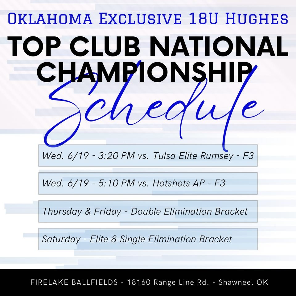 Ready for Top Club National Championship!!