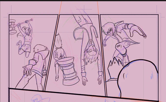 made some pretty decent progress with the comic so far :0 