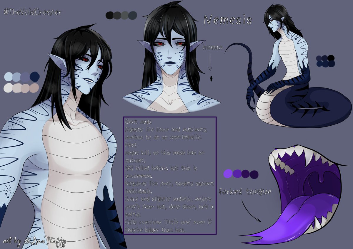 Finally, I had some free time and I got off the ground🧟‍♀️. I liked this character so much that I also draw vore with him.🥵 
 Take a look!!!
<a href="/TheVoidCreeper/">Void 🔞 (VORE&G/T) (COMMISSIONS OPEN! 1/2 slots)</a>
