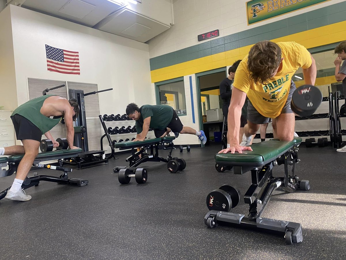PrebleFootball's tweet image. ✅ Morning 1 of Speed, Agility, &amp;amp; Strength
💪 Proud of our guys for their dedication and commitment to this team!