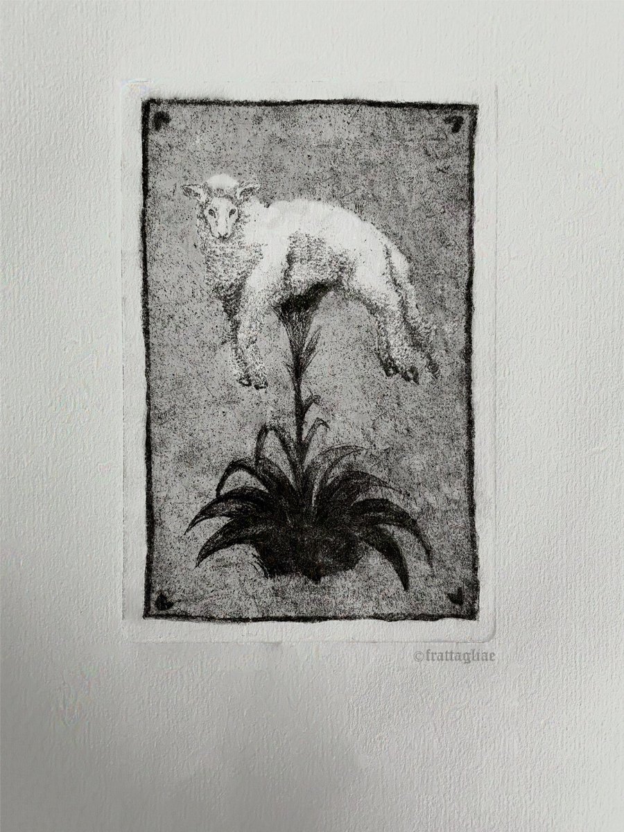 frattagliae's tweet photo. Barometz for my first ever soft-ground etching :) #arttwt #artmoots #calcography #printmaking https://t.co/xFkNVJVXZX