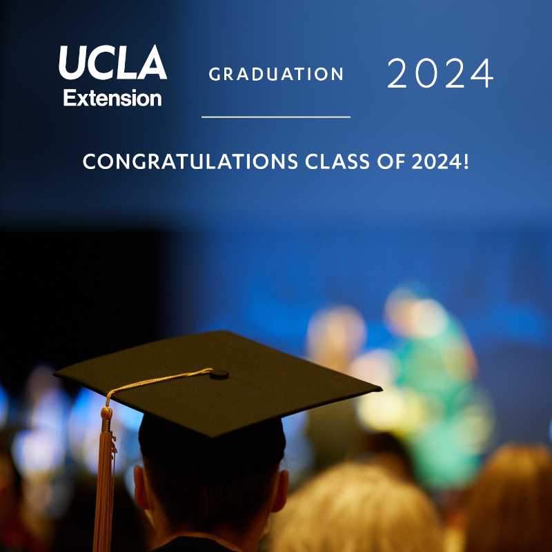 uclaextension's tweet photo. Congratulations, UCLA Extension class of 2024. Tomorrow Awaits, and we can’t wait to hear what you’ll do next!
#UCLAxGrad https://t.co/MAE0QtzqSO