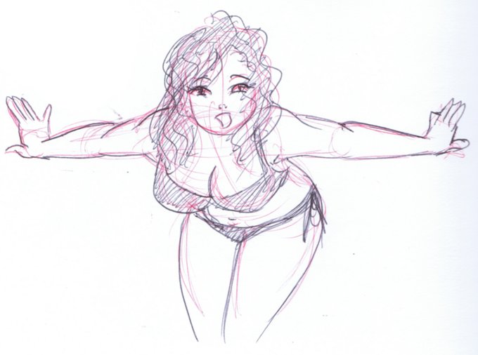 A doodle of @infatuatedkitty for july 14! I did this one forever ago and should probably do more in the<a class="tags" href="/tag/infatuatedkitty">@infatuatedkitty</a>