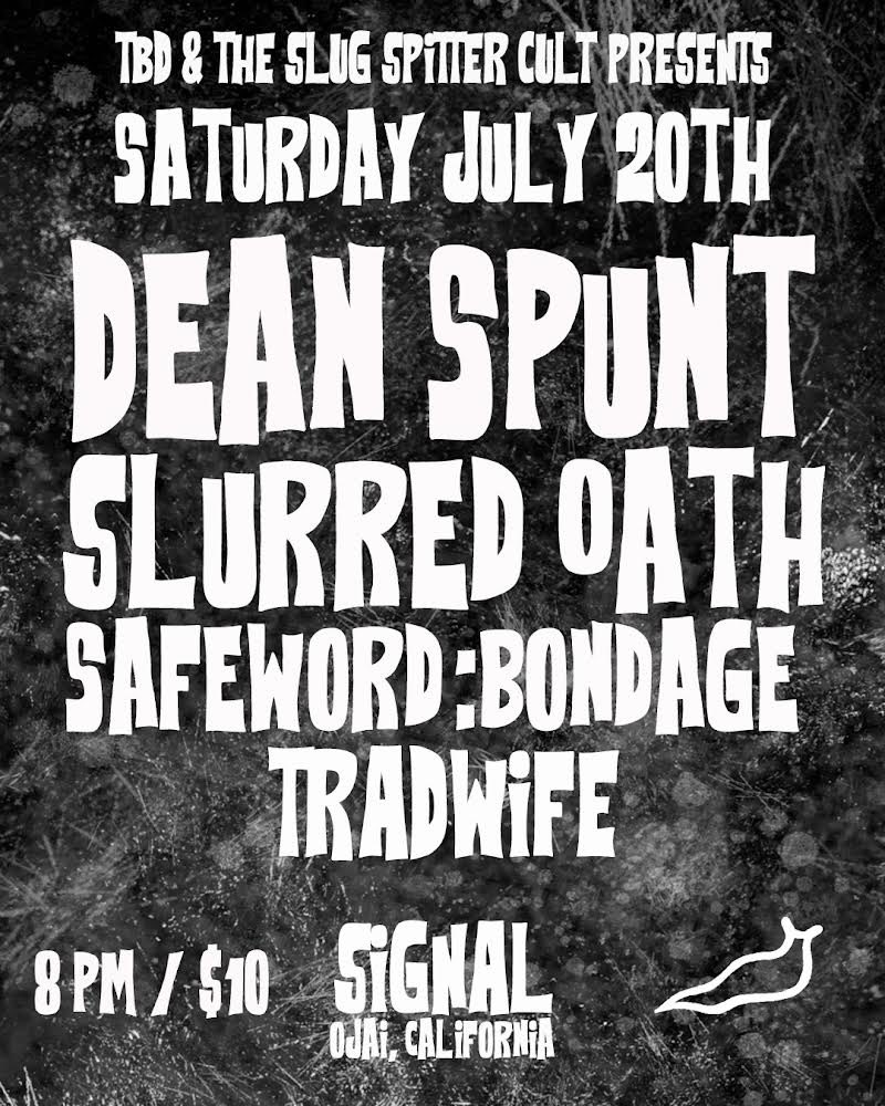 I should start posting flyers here more often. Here’s a few upcoming