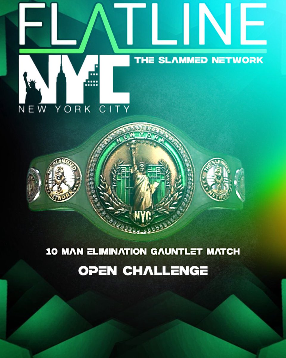 SlammedNet's tweet image. Open Challenge:

This is an open challenge to all wrestlers who believe they have what it takes to be the next New York State Champion. If you think you have the skill, determination, and heart to compete, now is your chance to step up and make your mark.
#TheSlammedNetwork🛜