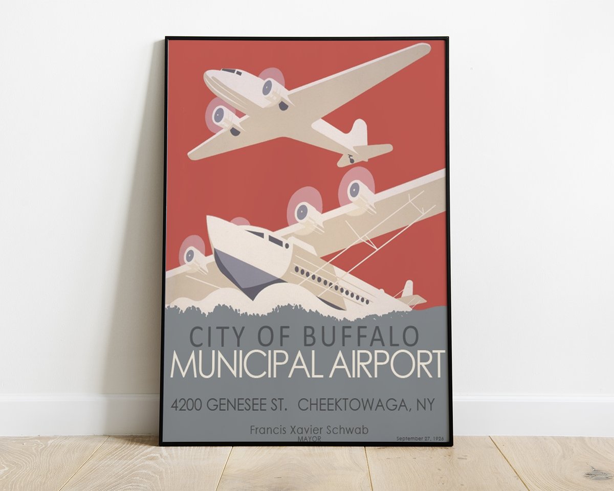 bflohistory's tweet photo. Ready to Frame! Buffalo Municipal Airport Poster 

Shop Today 👉https://t.co/BCMIy6vLzt 

#buffalohistory #buffalove #buffalony #buffalo716 #history #historicphoto https://t.co/9hy5fqcM35