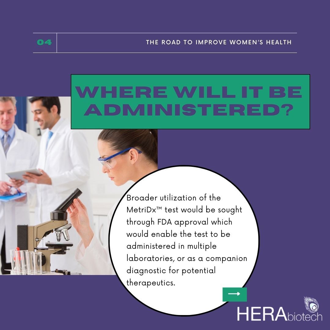 Hera's team brings a wealth of knowledge in medical diagnostics development, approval, and more. MetriDx™, the groundbreaking diagnostic test for endometriosis, will expand access for OB/GYNs and fertility clinics.

#FromSurgicalToSimple