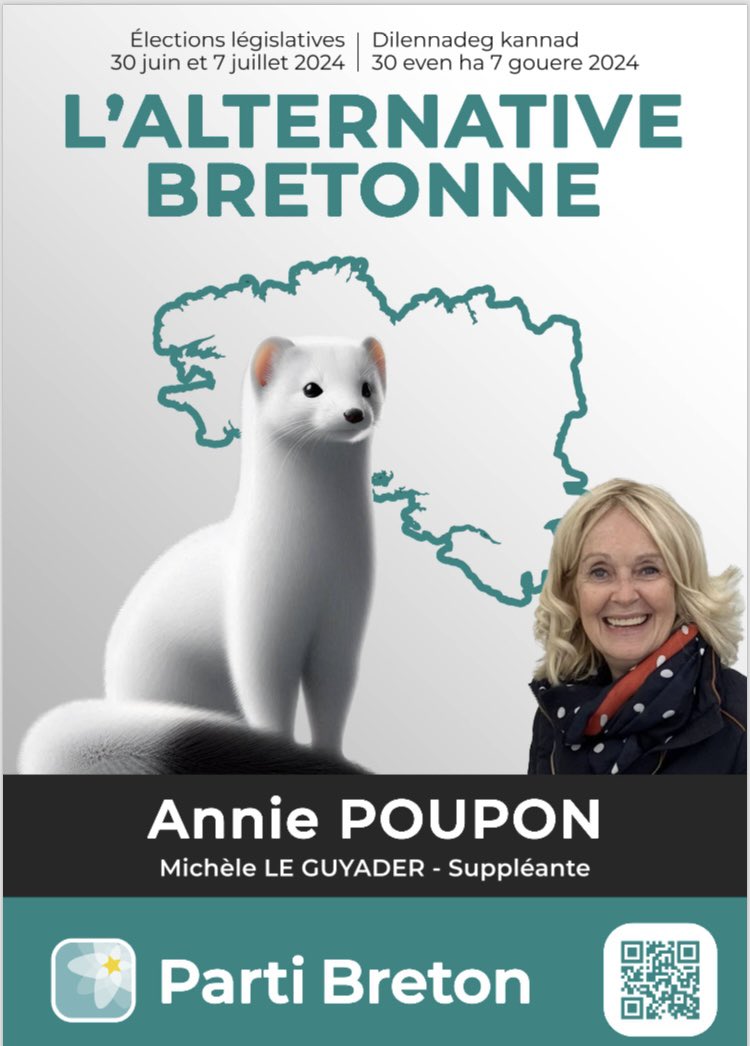 LANCEMENT DE CAMPAGNE Bretonne à Paris, candidate <a href="/PartiBreton/">Parti Breton - Strollad Breizh</a> dans la 13ème circonscription, je porterai la voix d’une Bretagne émancipée, entreprenante, écologiste et solidaire !
#législatives2024