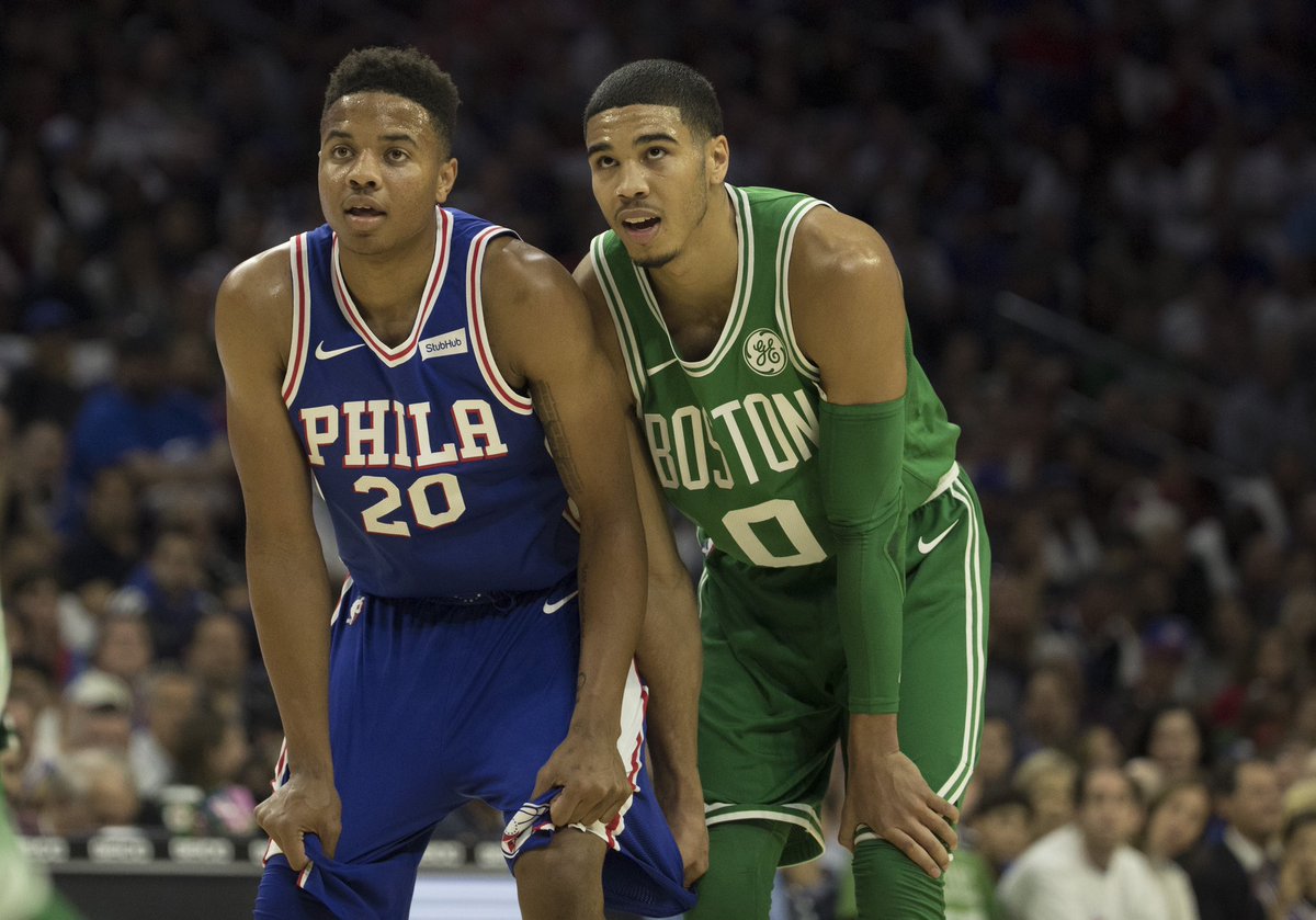 7 years ago today, the Celtics made a trade with the Sixers sending the No. 1 overall pick to Philadelphia. 

The Celtics selected Jayson Tatum with the No. 3 pick that year — and now 7 years later to the date — he has a chance to bring a championship back to Boston.