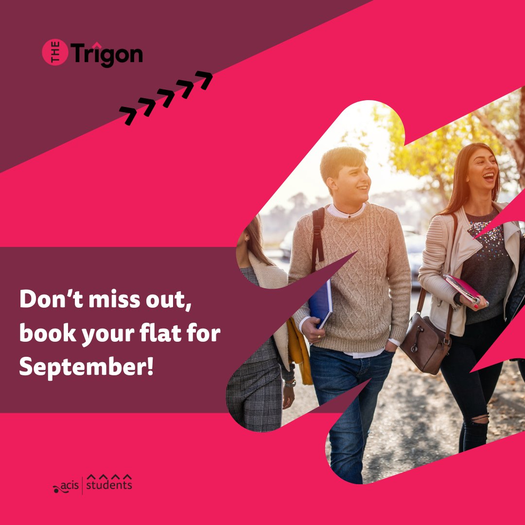 Not booked your student accommodation for September?

Still working out where you want to live? Check out The Trigon in Sheffield city centre - all rooms en-suite! 

Find out more: acisgroup.co.uk/students/the-t…