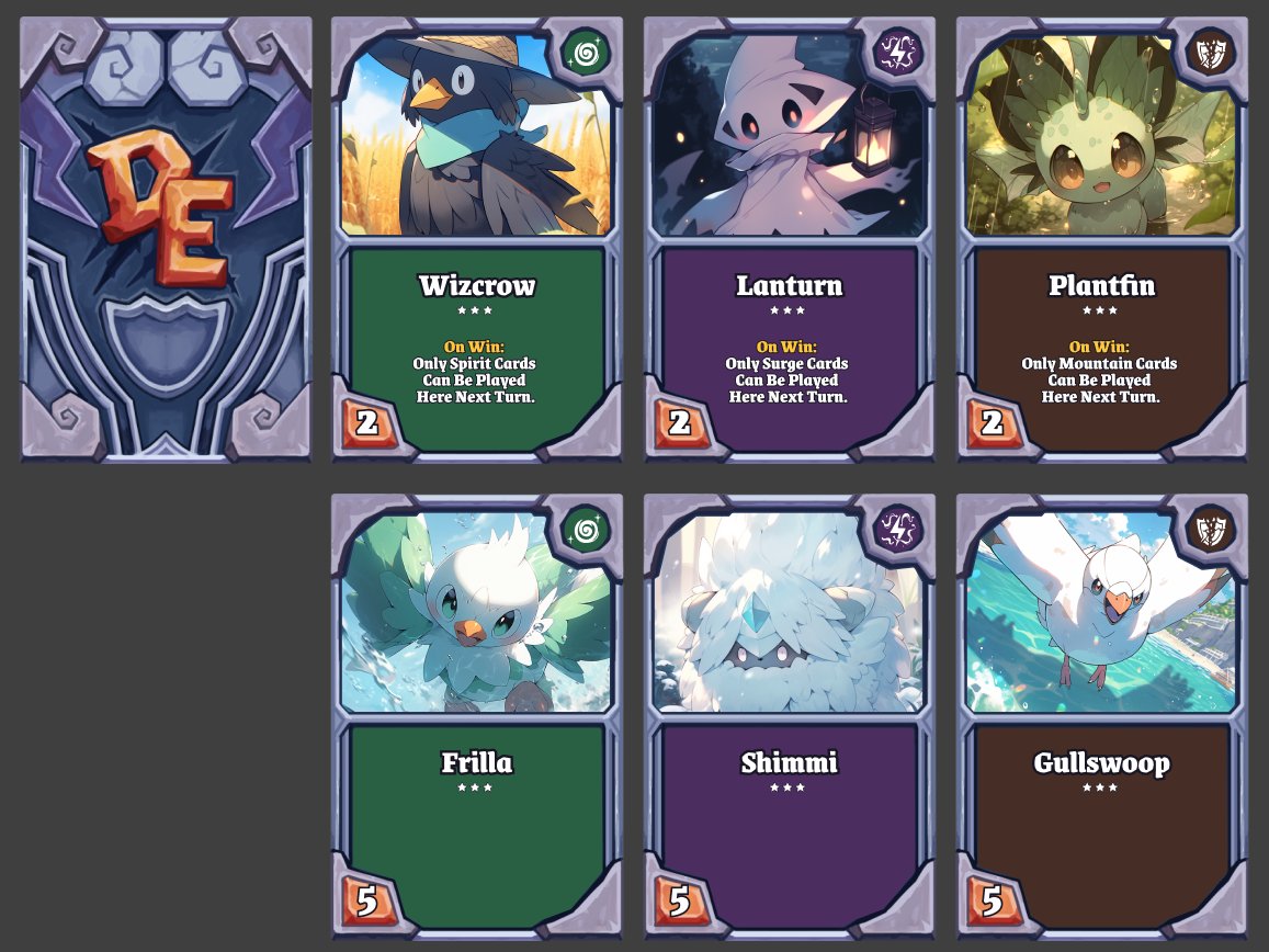 BraveryGS's tweet photo. Some Amazing Art Updates from Xilurus on #DivineEngage ! 

This is not final art but super excited to post more updates about this card game soon! Imagine Cardjitsu meets Marvel Snap/Pokemon &amp; Hearthstone all without greedy monetization and just lots of fun!

#indiedev #gamedev https://t.co/gT6cxtEOP3