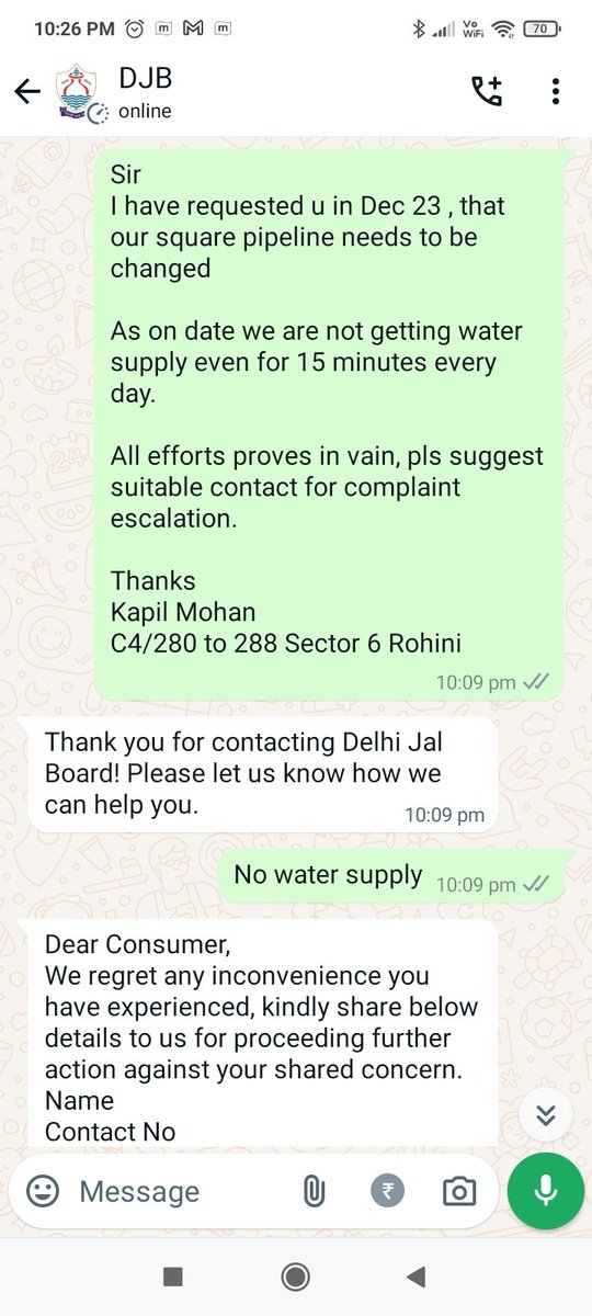 ExpertKapilGarg's tweet photo. @PMOIndia @DelhiJalBoard #WaterCrises Yes 3rd Largest Economy with driest National Capital @BJP4Delhi @CMODelhi https://t.co/RstB9kLfpq