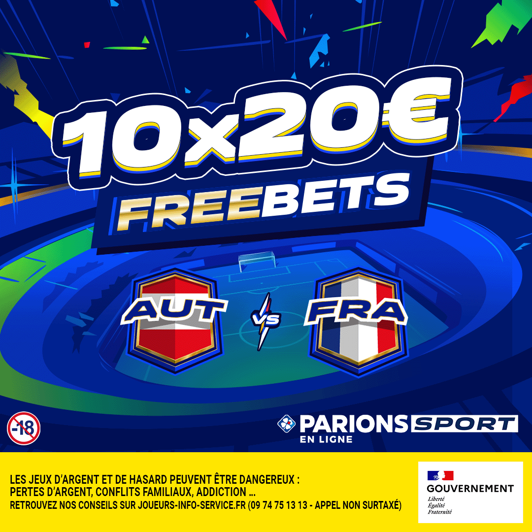 ParionsSport's tweet photo. ⚽ La France entre enfin en lice, mais que va-t-elle faire contre l'Autriche ? 

Pour jouer :
1️⃣ RT+Follow
2️⃣ Commente en précisant le score du match + #FreebetsParionsSport

Règlement: https://t.co/NgSqRNJOZU https://t.co/ZCTn6rdkUF