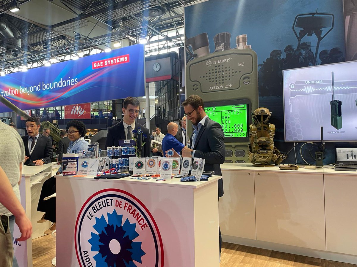 Bleuet de France (@bleuetfrance) on Twitter photo Le #BleuetdeFrance prĂ©sent Ă <a href="/cogeseurosatory/">Eurosatory</a> aux cĂŽtĂ©s des acteurs de la DĂ©fenseđ€
đŁïžVenez Ă©changer avec la direction du Bleuet & soutenir la reconstruction de #ceuxquirestent !
đ Stand B345 avec notre partenaire historique <a href="/PROCOMM_MMC/">PROCOMM-MMC</a> (hall 5A) du 17 au 21 juin Le #BleuetdeFrance prĂ©sent Ă <a href="/cogeseurosatory/">Eurosatory</a> aux cĂŽtĂ©s des acteurs de la DĂ©fenseđ€
đŁïžVenez Ă©changer avec la direction du Bleuet & soutenir la reconstruction de #ceuxquirestent !
đ Stand B345 avec notre partenaire historique <a href="/PROCOMM_MMC/">PROCOMM-MMC</a> (hall 5A) du 17 au 21 juin