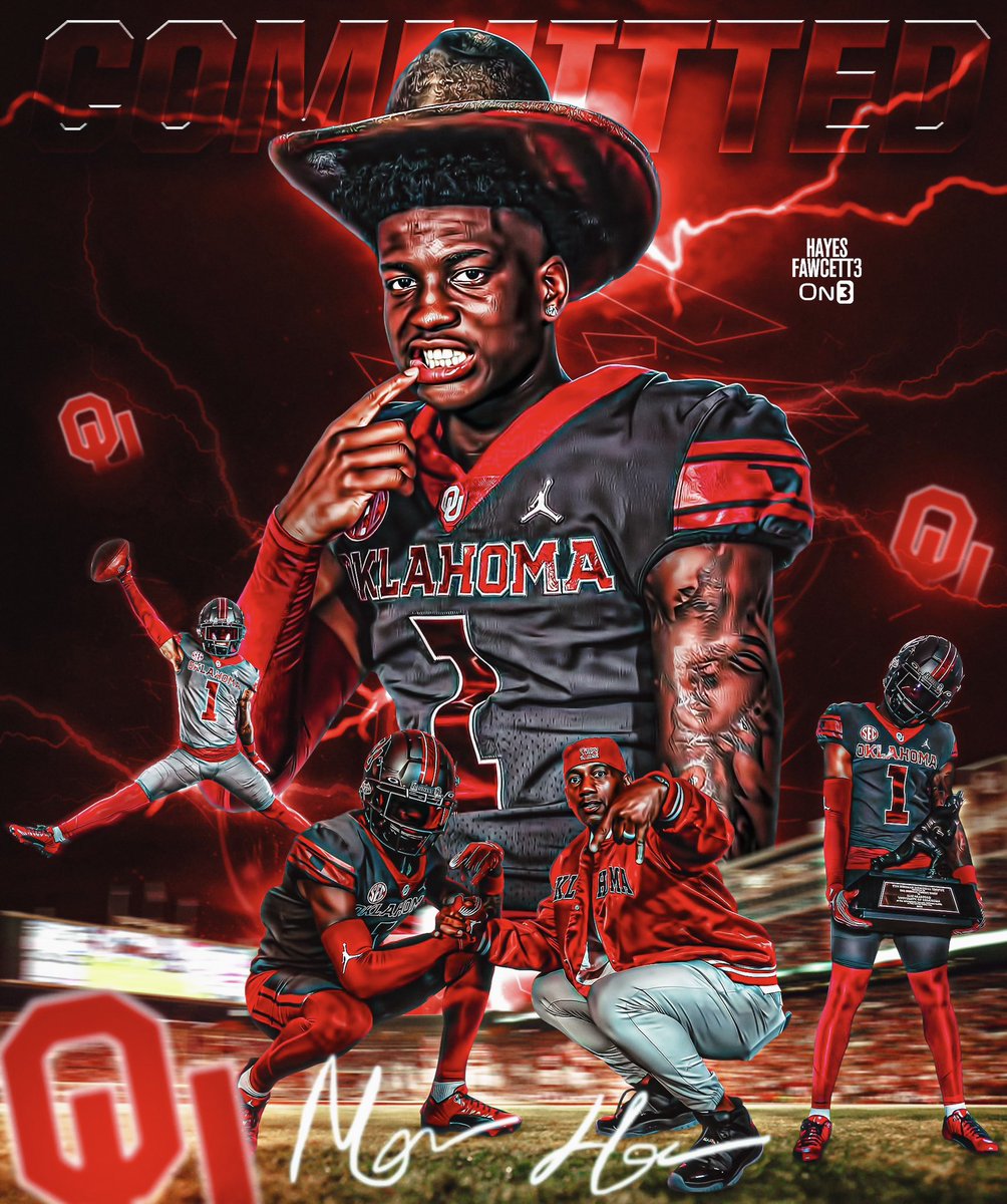 BREAKING: Four-Star WR Marcus Harris has Committed to Oklahoma, he tells me for @on3recruits

The 6’0 185 WR from Santa Ana, CA chose the Sooners over Georgia, Oregon, &amp; UCLA

“Mama we one step closer, this ain’t gon be the last time they hear of me. BOOMER SOONER ⭕️”