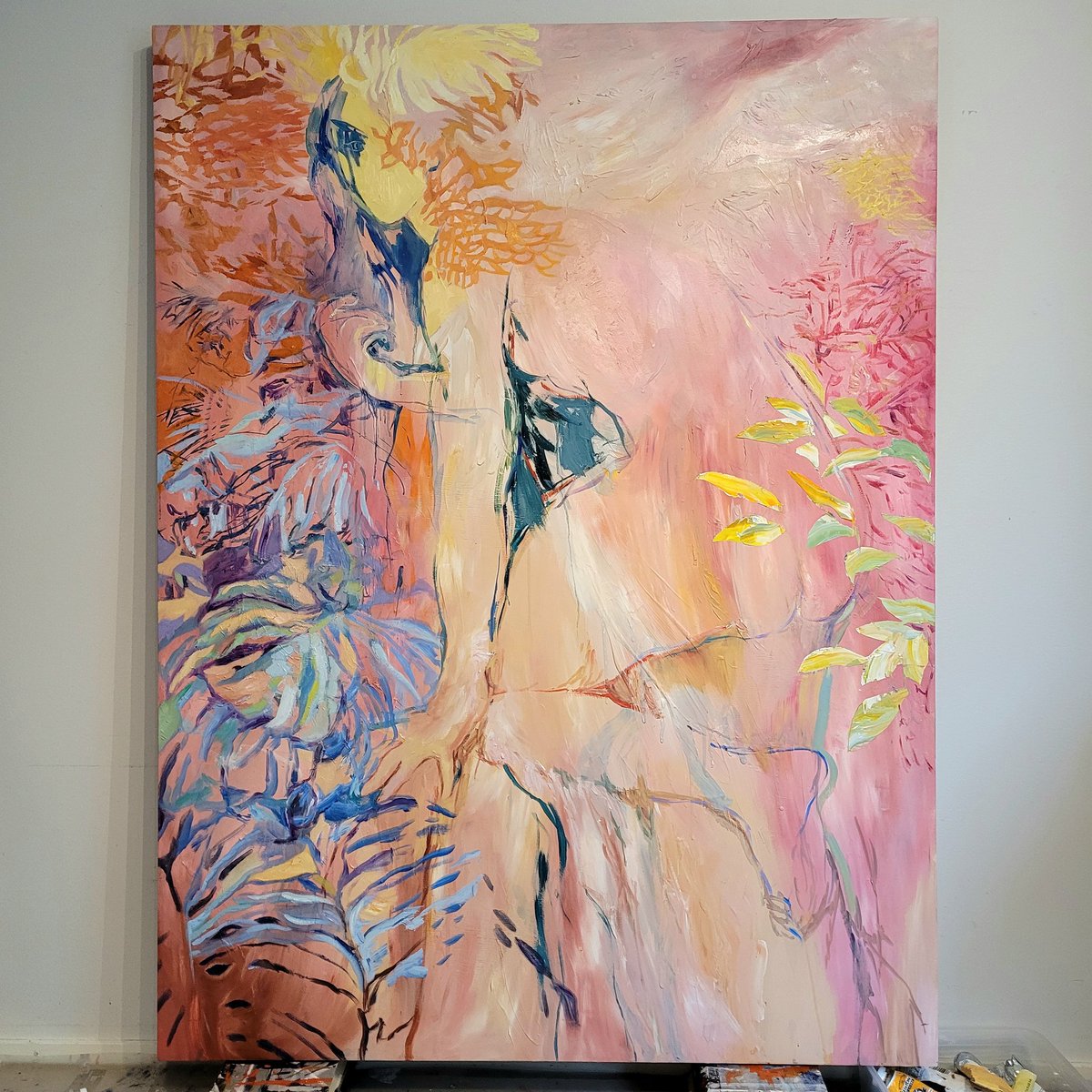 The Metamorphos
2024
oil and acrylic on board
160 x 120cm