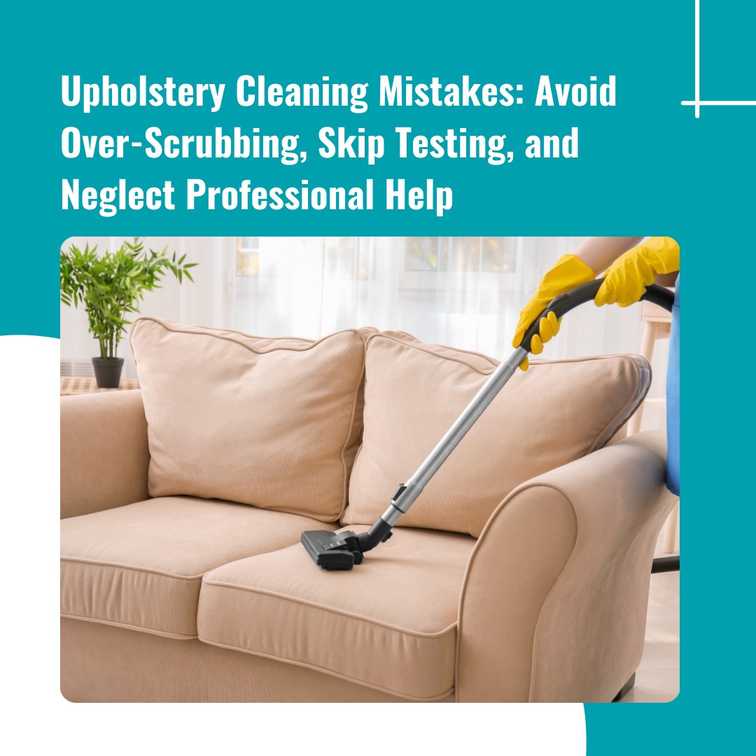 ServiceMasterTO's tweet image. Upholstery Cleaning Mistakes: Avoid Over-Scrubbing, Skip Testing, and Neglect Professional Help

Contact us at servicemasteroakville.com today to learn more about our upholstery cleaning services 

#HomeCleaningServices #CarpetCleaning #UpholsteryCleaning #Post